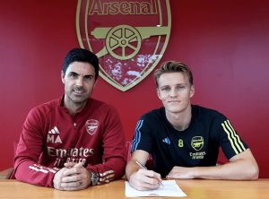 Martin Odegaard yongereye amasezerano kugeza muri 2028