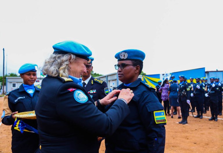 Abapolisi b’u Rwanda bari muri UNMISS bambitswe imidali y’ishimwe